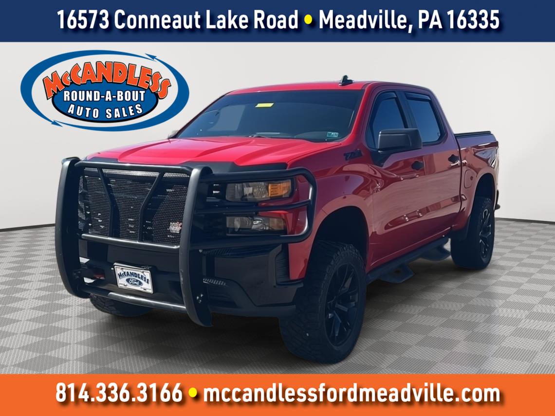 Red Hot 2020 Chevrolet Silverado 1500 Pickup Truck Four-Wheel Drive 6-Speed Automatic