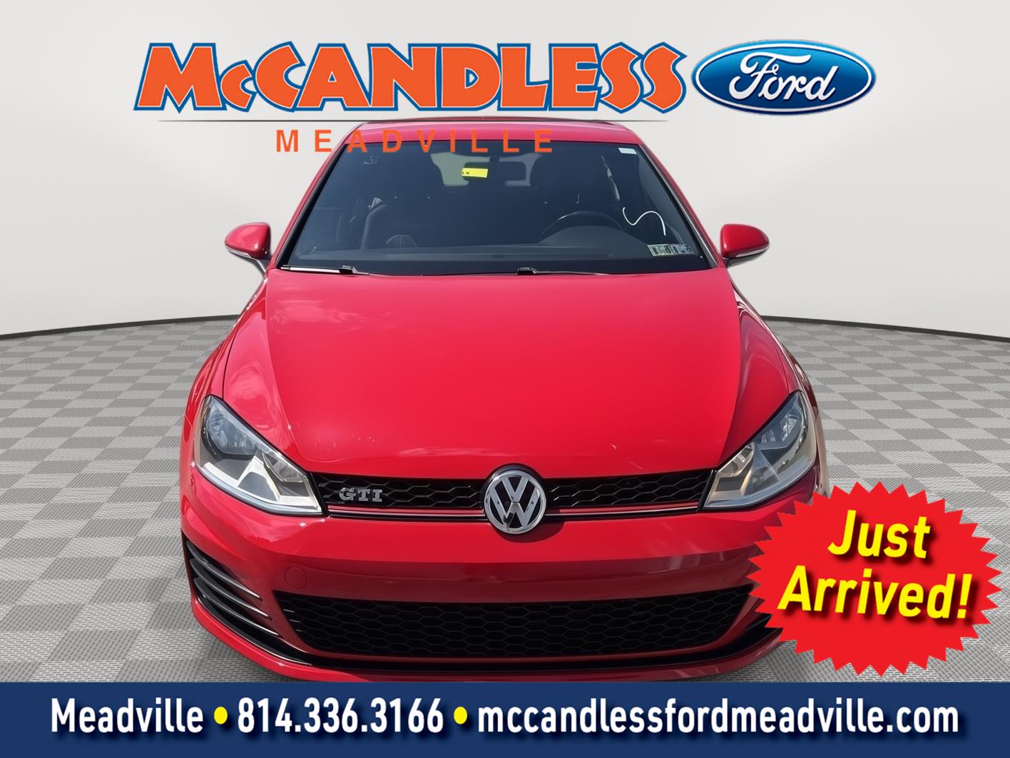 Tornado Red 2016 Volkswagen Golf GTI Hatchback Front-Wheel Drive Automatic