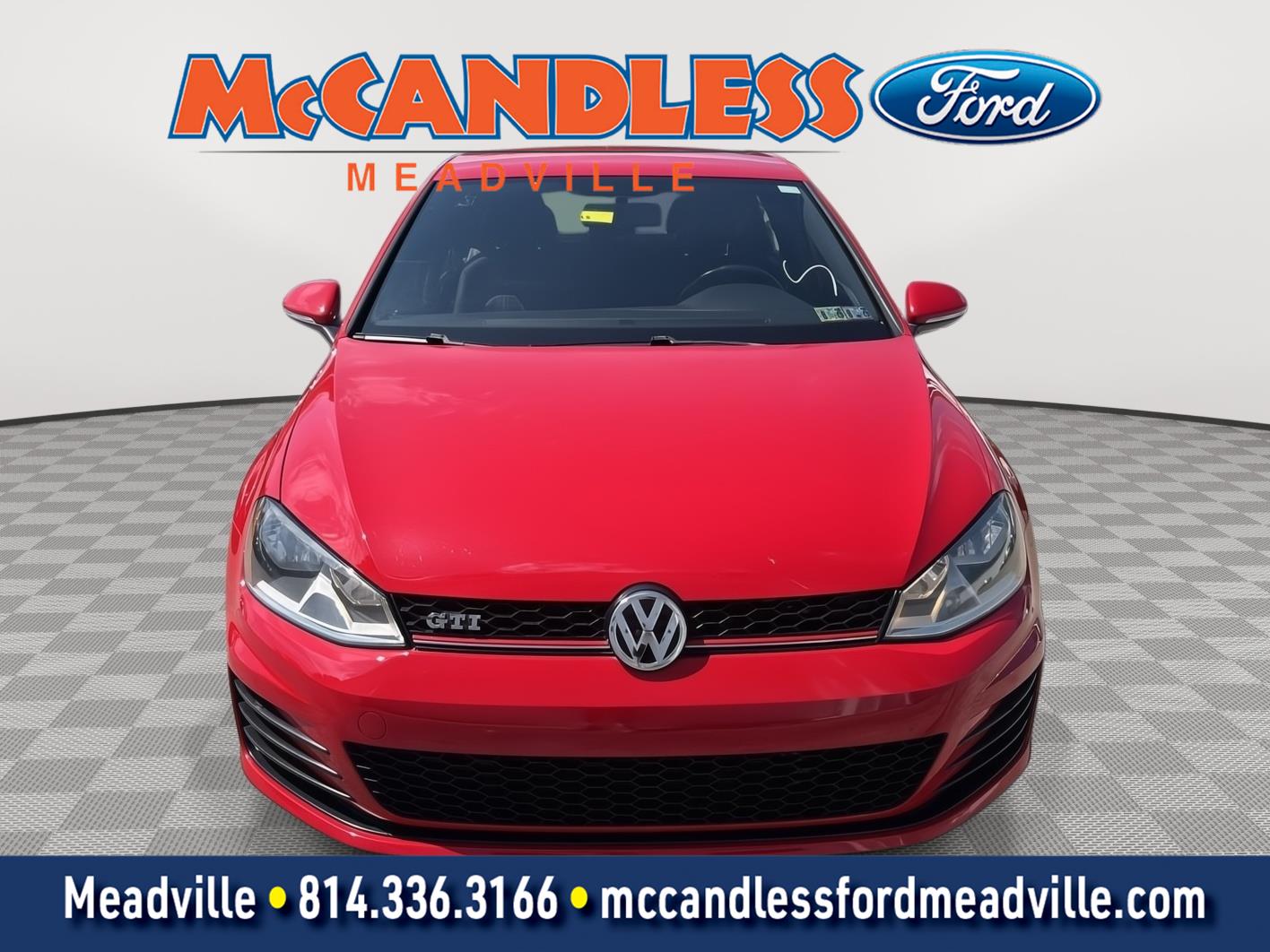 Tornado Red 2016 Volkswagen Golf GTI Hatchback Front-Wheel Drive Automatic