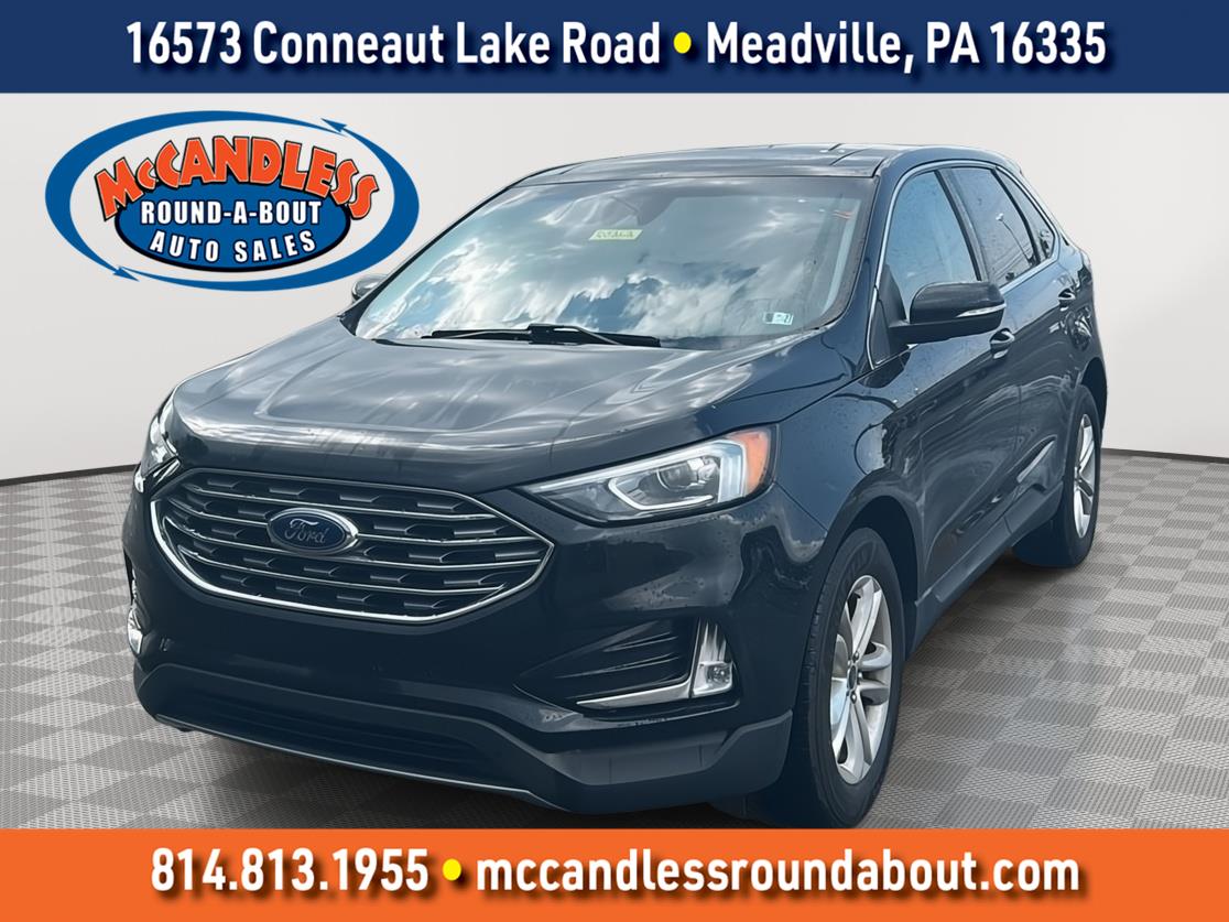 Agate Black 2019 Ford Edge SUV / Crossover All-Wheel Drive 8-Speed Automatic