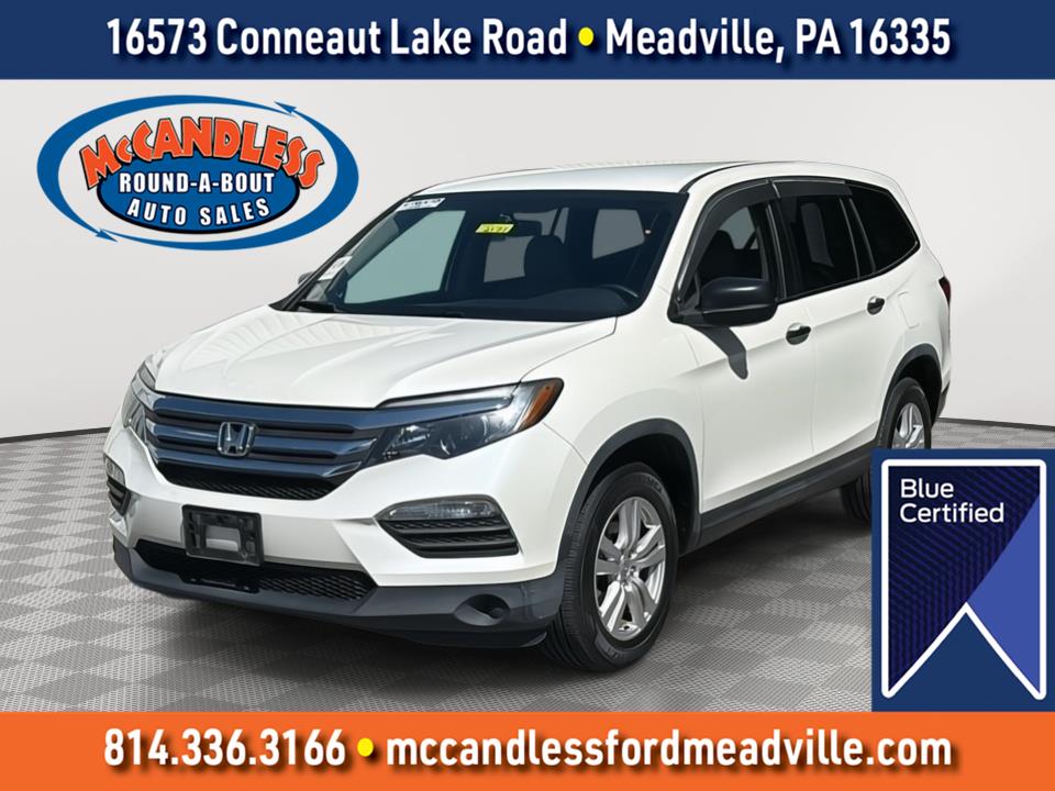 White Diamond Pearl 2016 Honda Pilot SUV / Crossover All-Wheel Drive Automatic