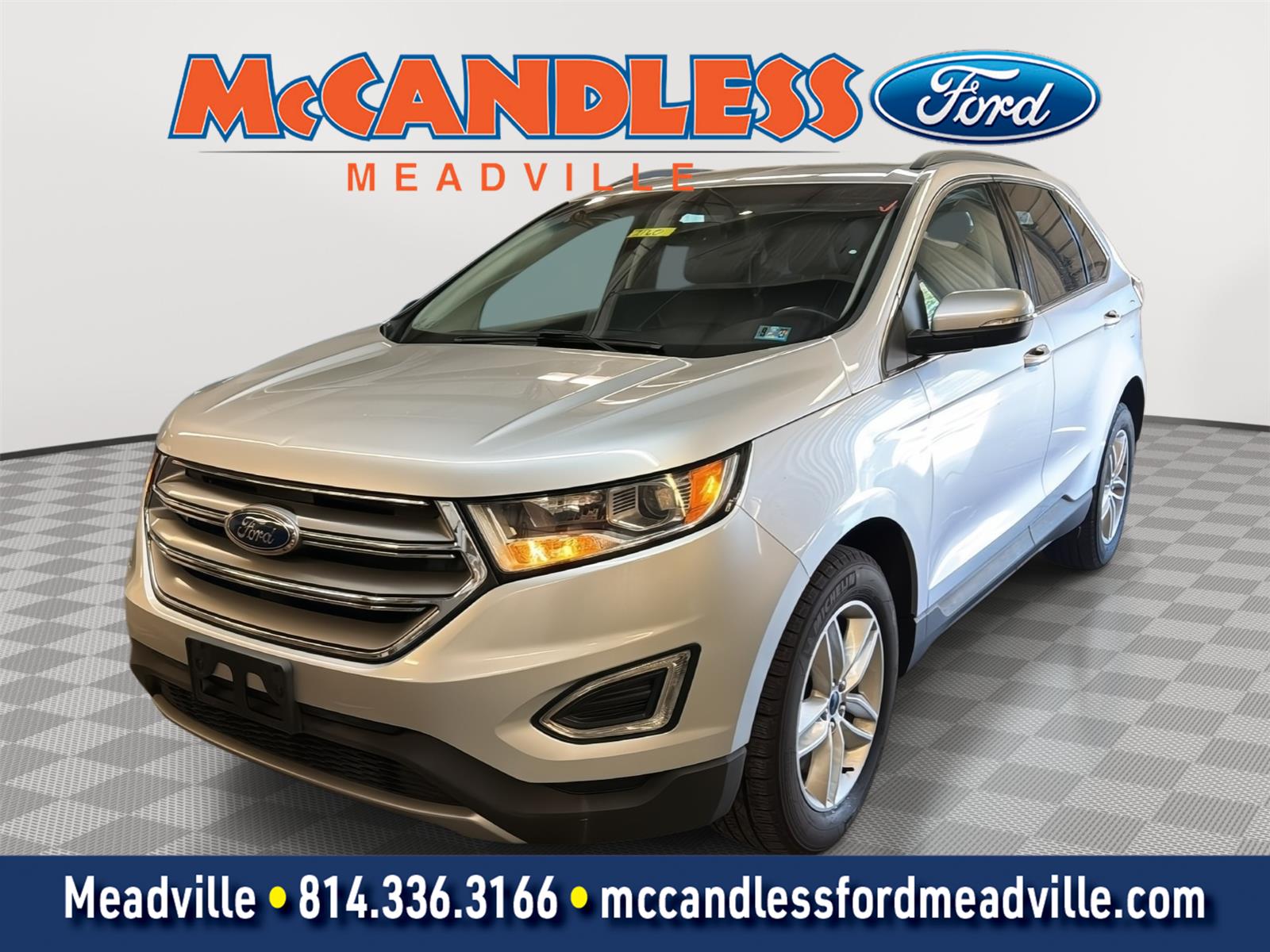 Ingot Silver 2016 Ford Edge SUV / Crossover All-Wheel Drive 6-Speed Automatic