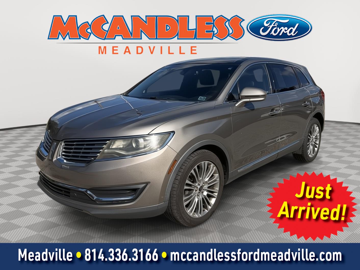2017 Lincoln MKX Gris (Magnetic Gray Metallic) SUV/Crossover Tracción en las cuatro ruedas 6 velocidades Automática