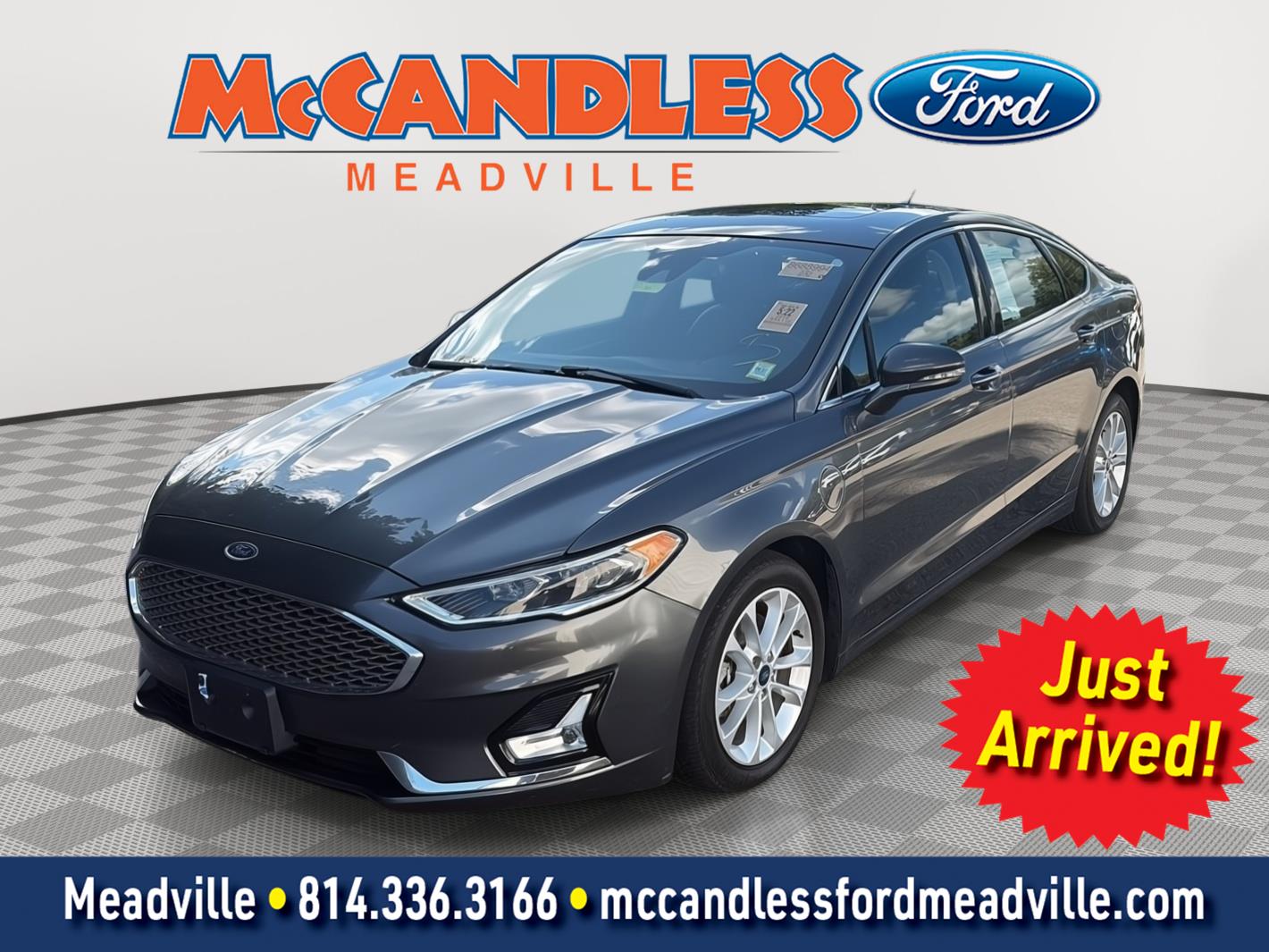 Gray (Magnetic) 2019 Ford Fusion Energi Sedan Front-Wheel Drive Continuously Variable Transmission