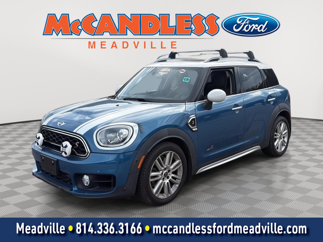 Island Blue Metallic 2017 MINI Countryman SUV / Crossover All-Wheel Drive 6-Speed Manual