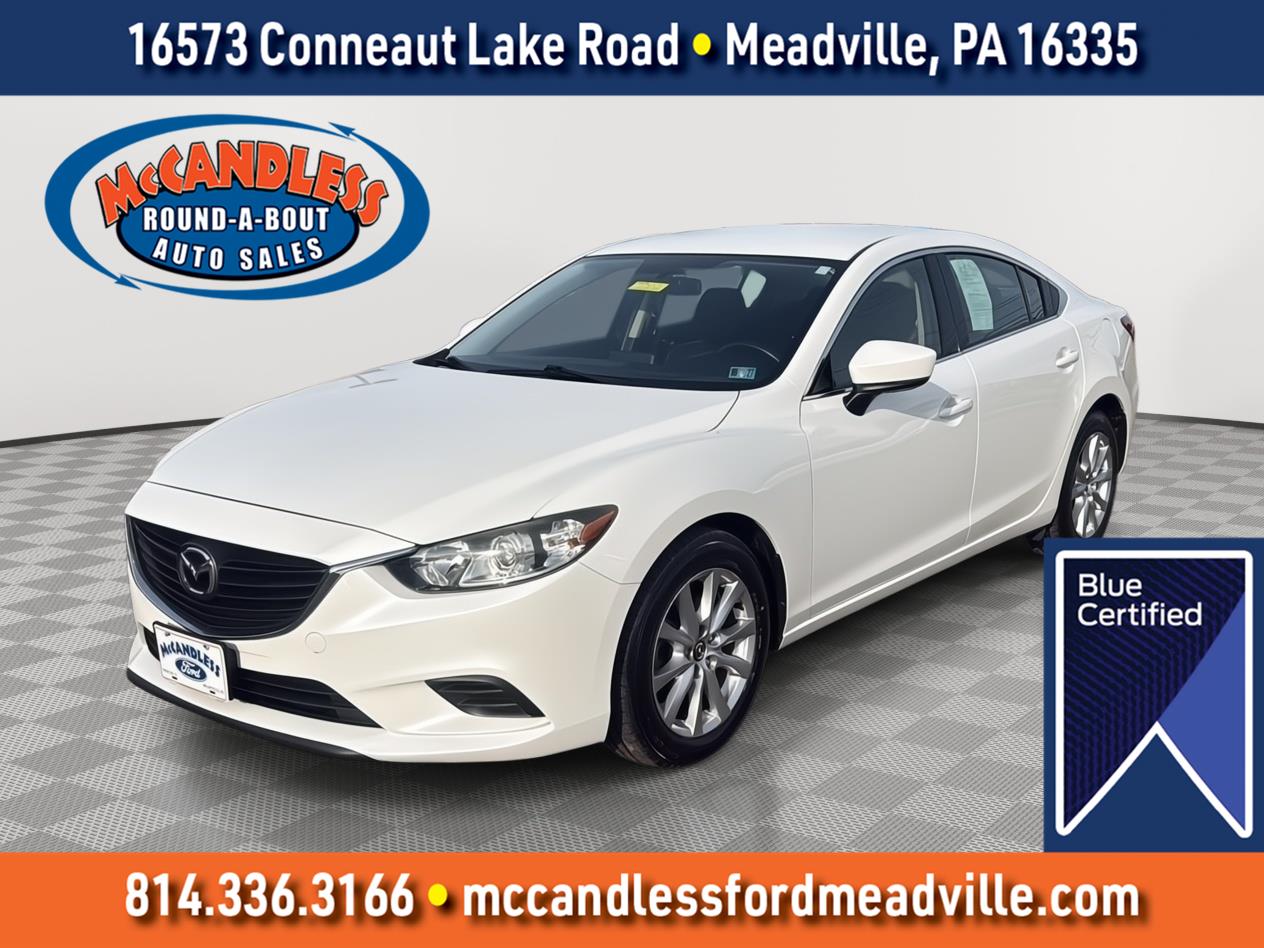 Snowflake White Pearl Mica 2017 Mazda MAZDA6 Sedan Front-Wheel Drive Automatic