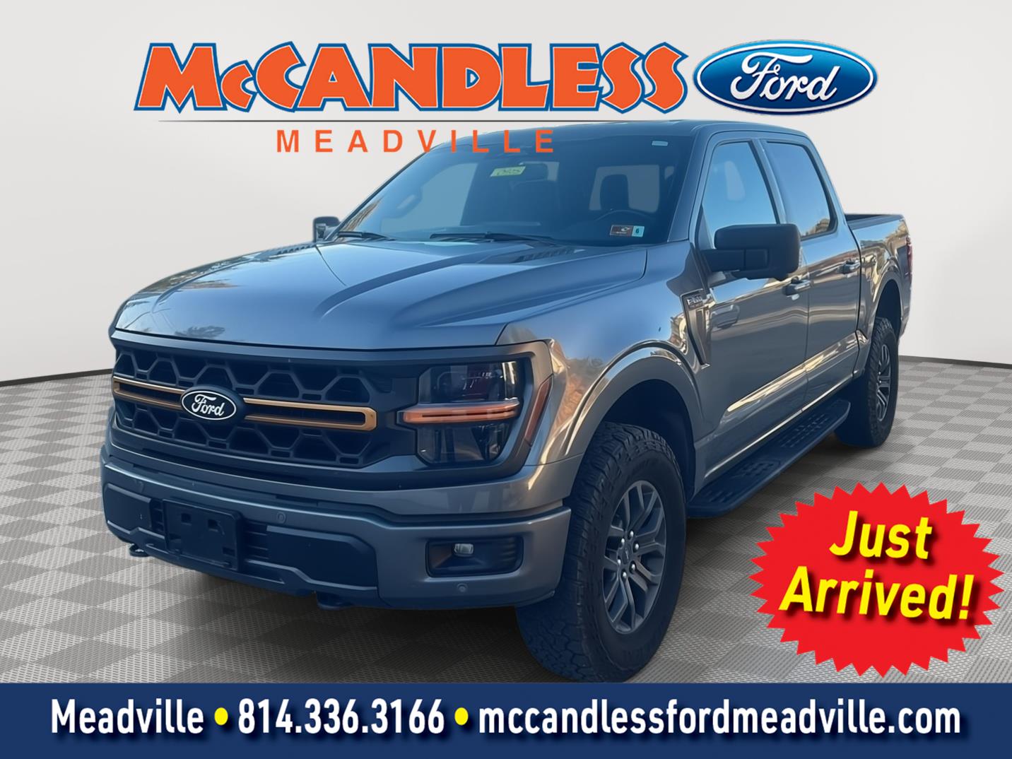 Carbonized Gray 2025 Ford F-150 Pickup Truck Four-Wheel Drive Automatic