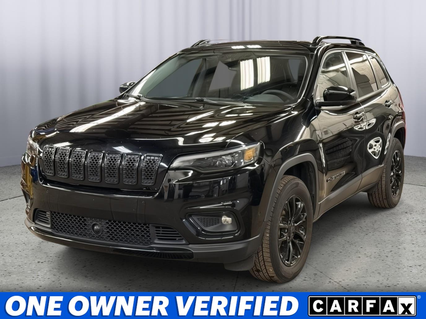Diamond Black Crystal Pearlcoat 2023 Jeep Cherokee SUV / Crossover Four-Wheel Drive 9-Speed Automatic