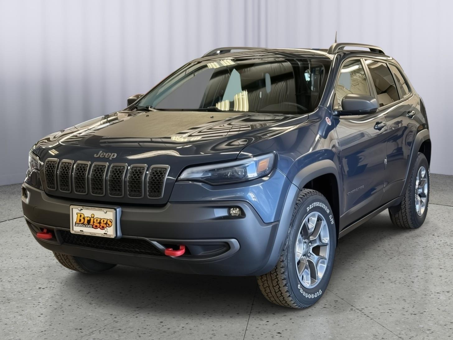 Blue Shade Pearlcoat 2019 Jeep Cherokee Trailhawk 4WD SUV / Crossover Four-Wheel Drive 9-Speed Automatic