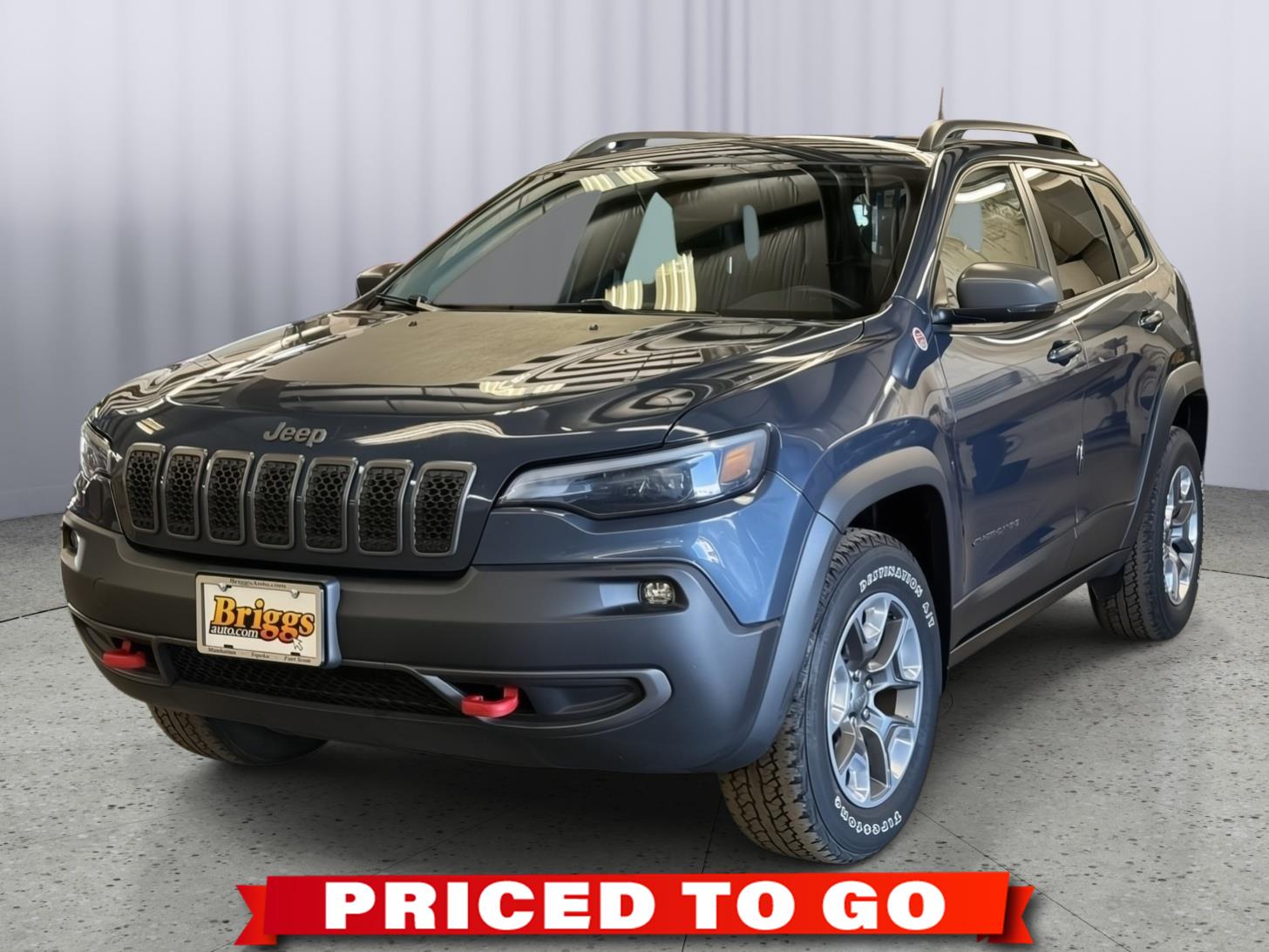 Blue Shade Pearlcoat 2019 Jeep Cherokee Trailhawk 4WD SUV / Crossover Four-Wheel Drive 9-Speed Automatic
