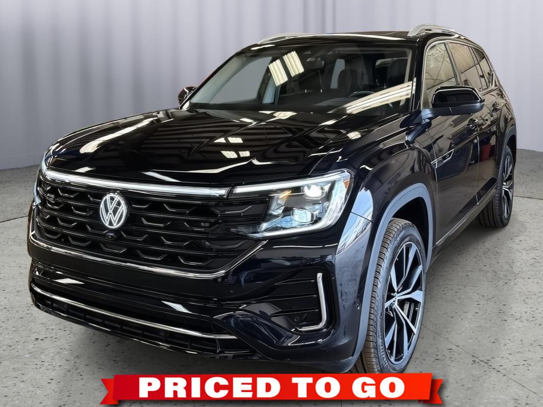 Deep Black Pearl 2025 Volkswagen Atlas SEL Premium R-Line 4Motion SUV / Crossover All-Wheel Drive Automatic