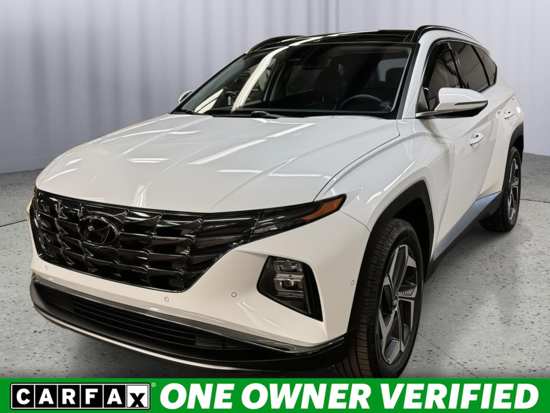 Quartz White 2022 Hyundai Tucson Hybrid Limited AWD SUV / Crossover All-Wheel Drive Automatic