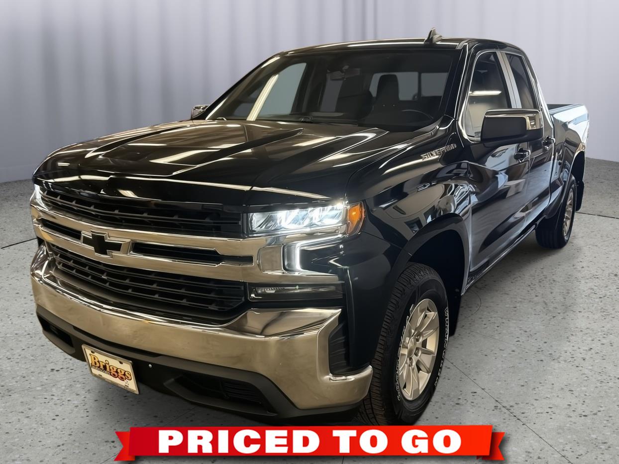 Black 2019 Chevrolet Silverado 1500 LT Double Cab RWD Pickup Truck 4X2 8-Speed Automatic