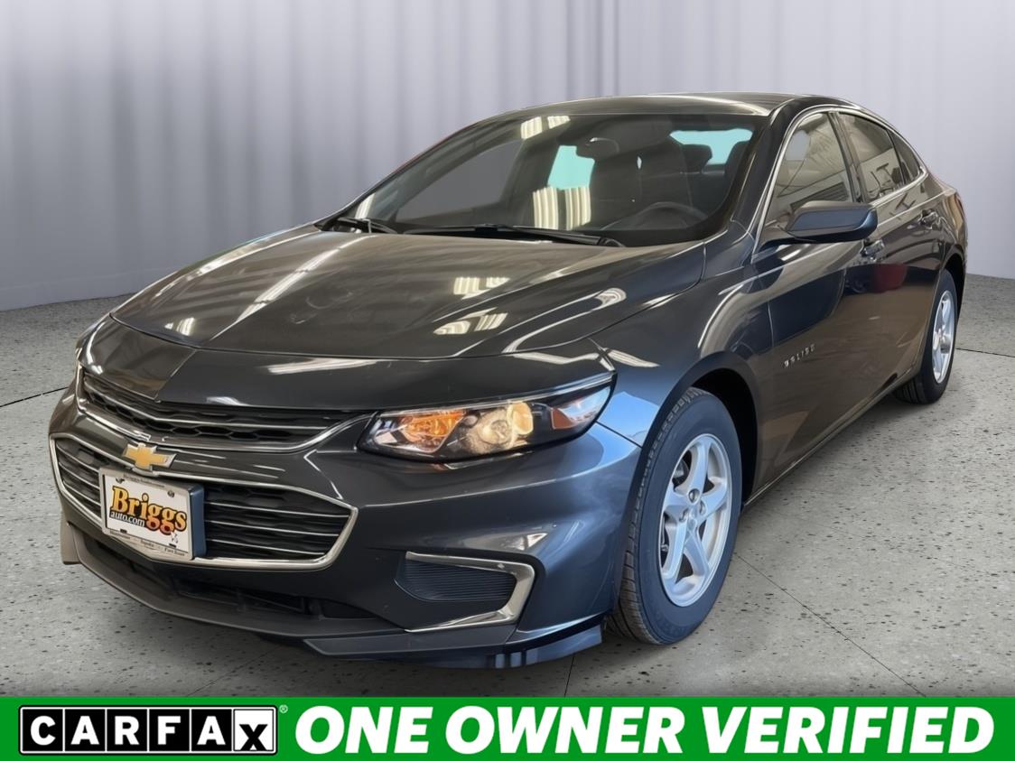 Nightfall Gray Metallic 2017 Chevrolet Malibu LS FWD Sedan Front-Wheel Drive 6-Speed Automatic