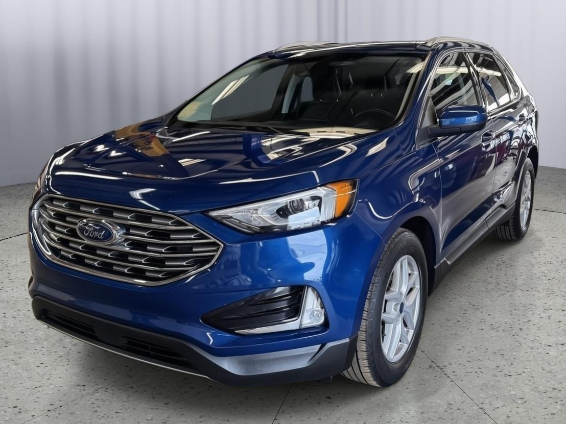 Atlas Blue Metallic 2021 Ford Edge SEL AWD SUV / Crossover All-Wheel Drive 8-Speed Automatic