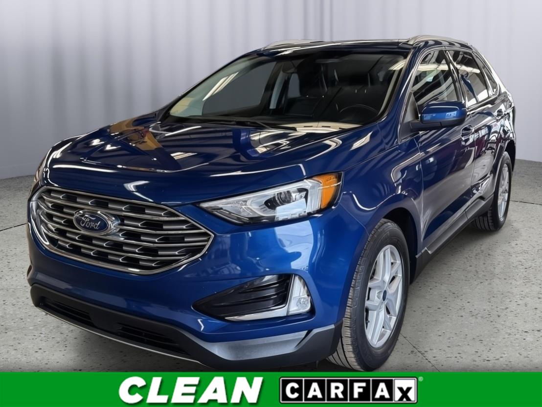 Atlas Blue Metallic 2021 Ford Edge SEL AWD SUV / Crossover All-Wheel Drive 8-Speed Automatic