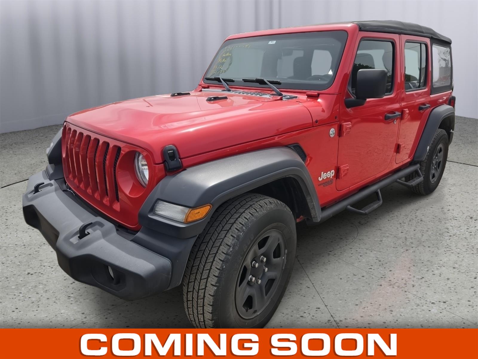 Firecracker Red Clearcoat 2018 Jeep Wrangler Unlimited Sport 4WD SUV / Crossover Four-Wheel Drive 8-Speed Automatic