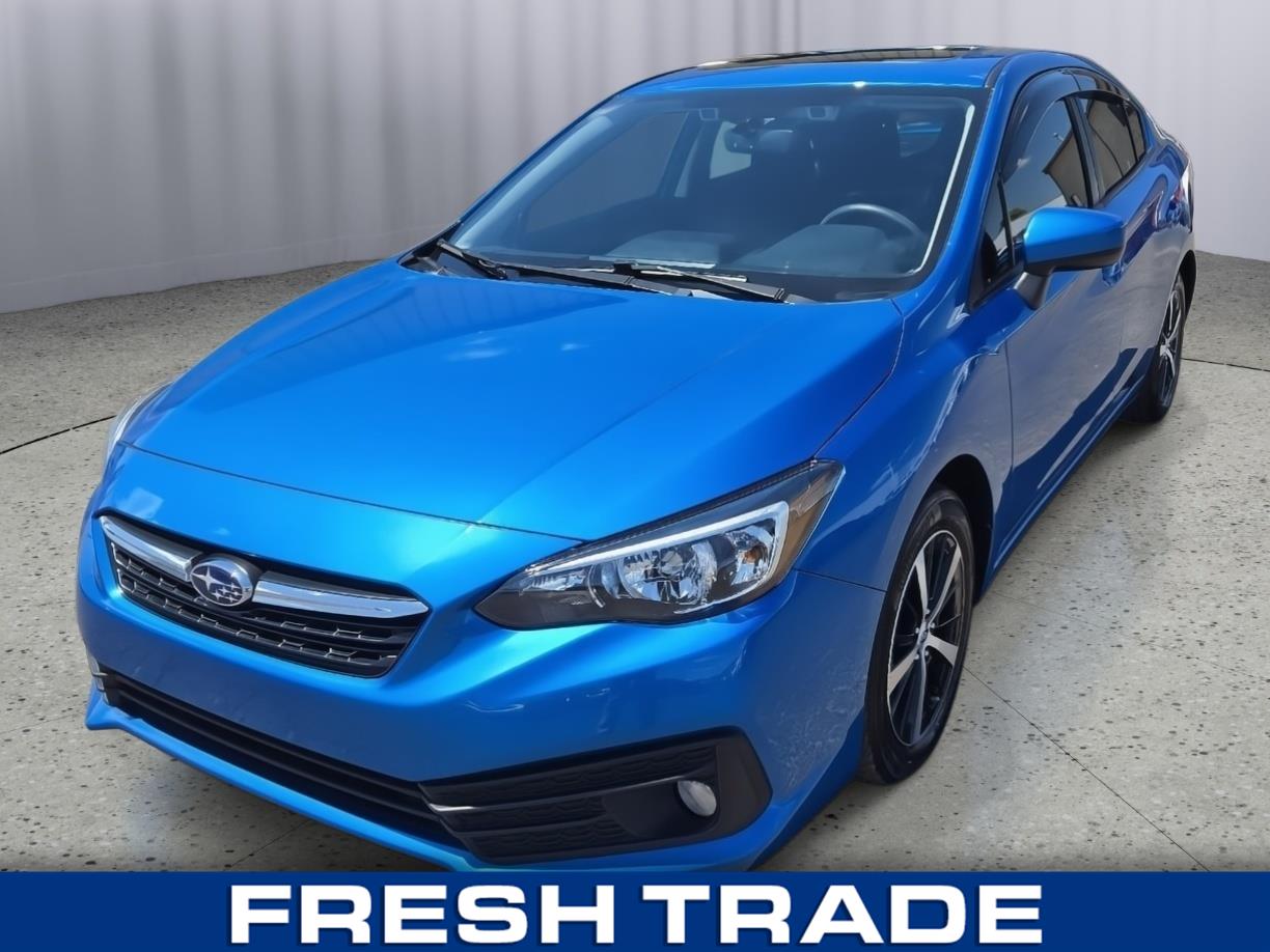 Ocean Blue Pearl 2022 Subaru Impreza Premium Sedan AWD Sedan All-Wheel Drive Continuously Variable Transmission
