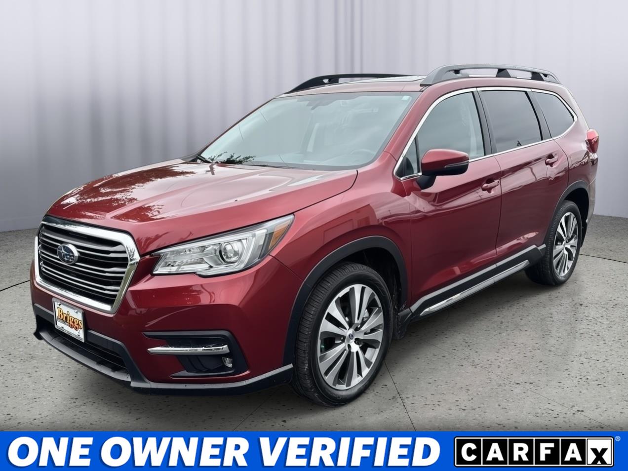 Crimson Red Pearl 2021 Subaru Ascent Limited 7-Passenger AWD SUV / Crossover All-Wheel Drive Continuously Variable Transmission