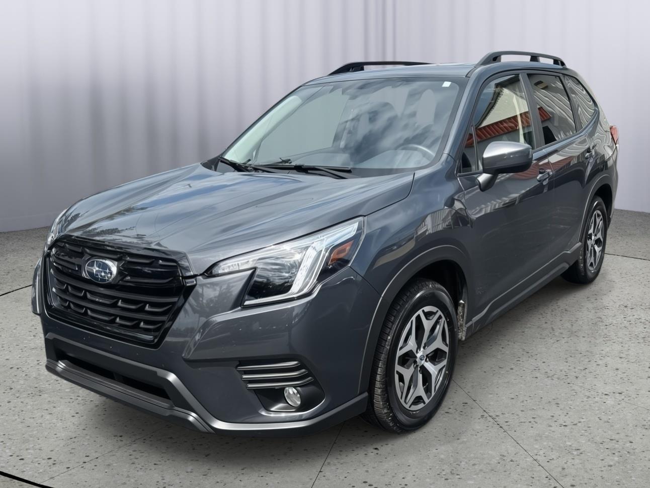 Magnetite Gray Metallic 2023 Subaru Forester Premium Crossover AWD SUV / Crossover All-Wheel Drive Continuously Variable Transmission