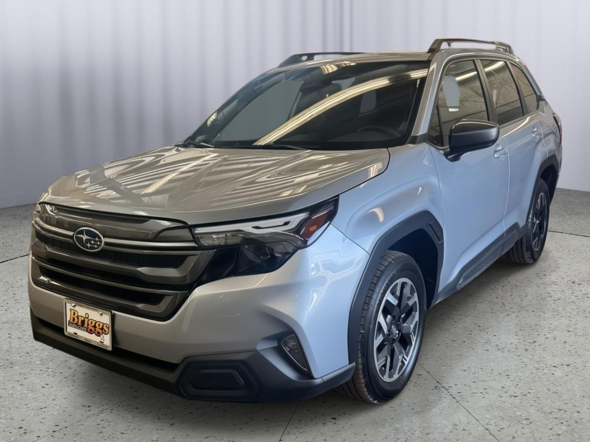 Ice Silver Metallic 2025 Subaru Forester SUV / Crossover All-Wheel Drive Continuously Variable Transmission
