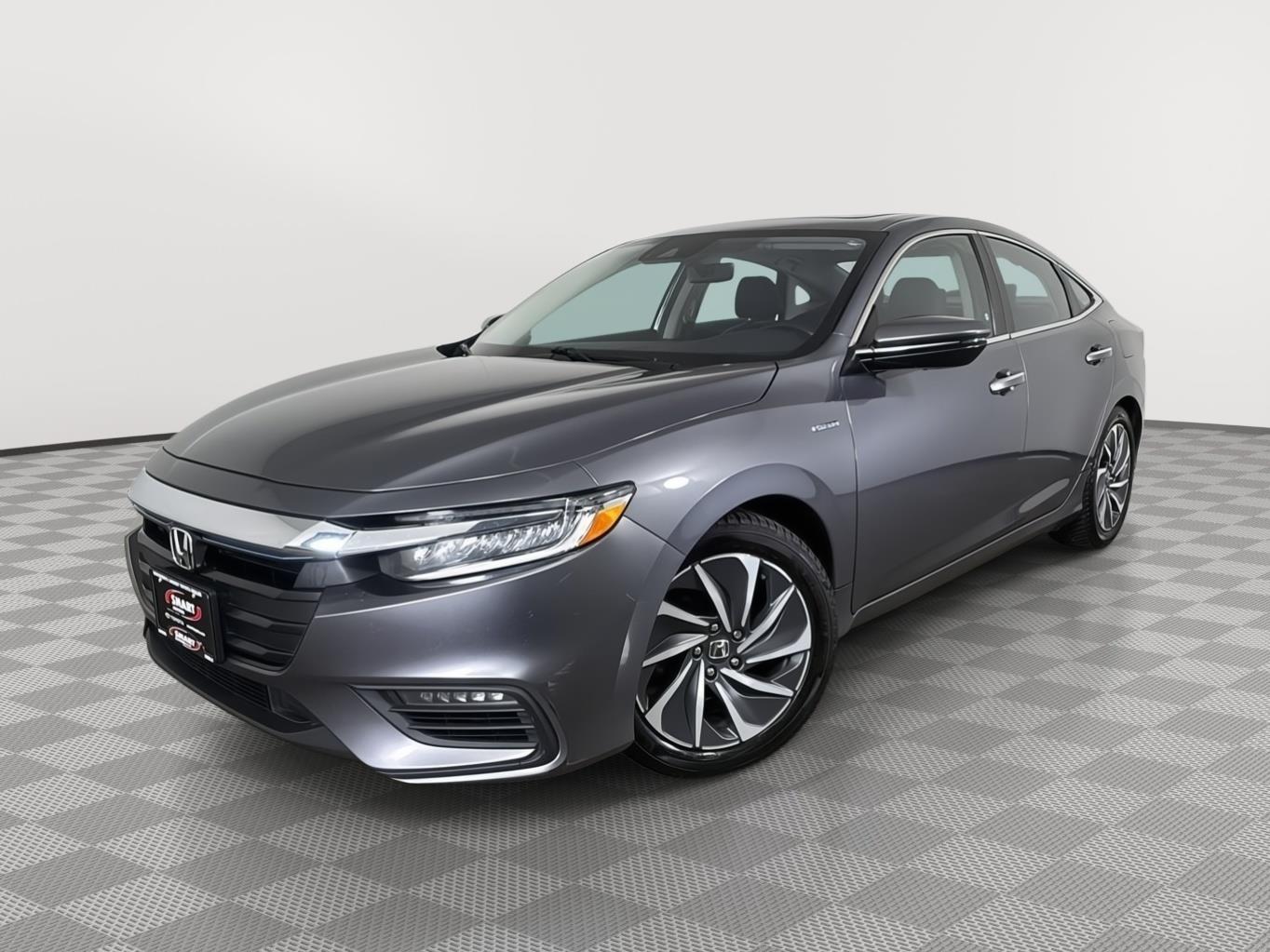 Gray (Modern Steel Metallic) 2020 Honda Insight Touring Sedan FWD Sedan Front-Wheel Drive 1-Speed Dual Clutch