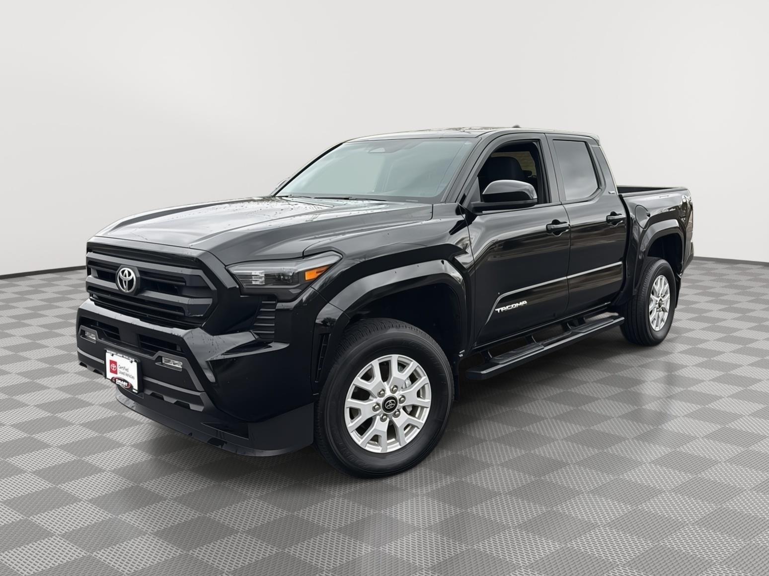 Black 2024 Toyota Tacoma Pickup Truck Four-Wheel Drive Automatic