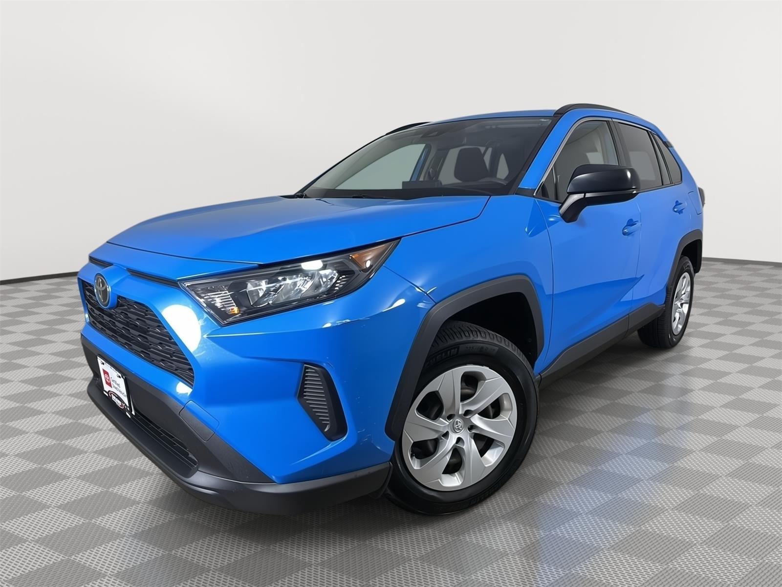 Blue Flame 2020 Toyota RAV4 LE FWD SUV / Crossover Front-Wheel Drive Automatic