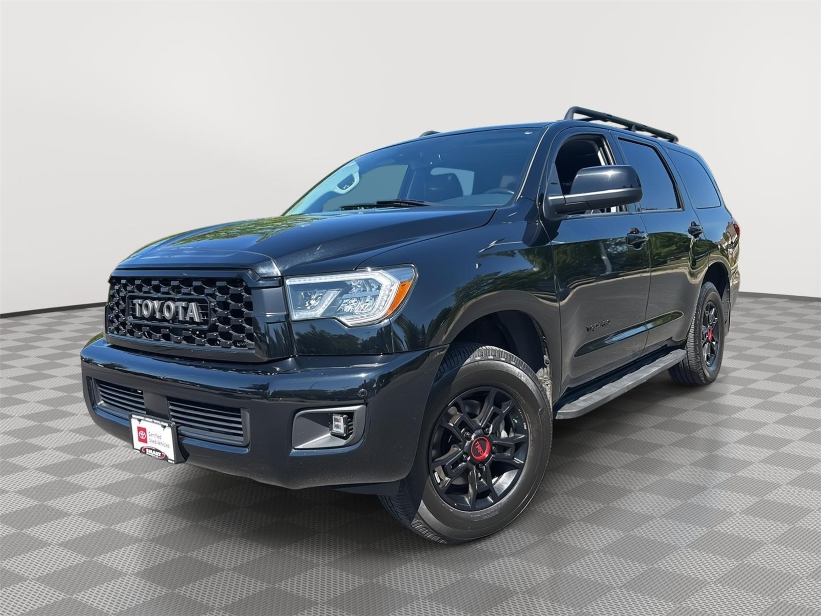 Midnight Black Metallic 2021 Toyota Sequoia SUV / Crossover Four-Wheel Drive Automatic
