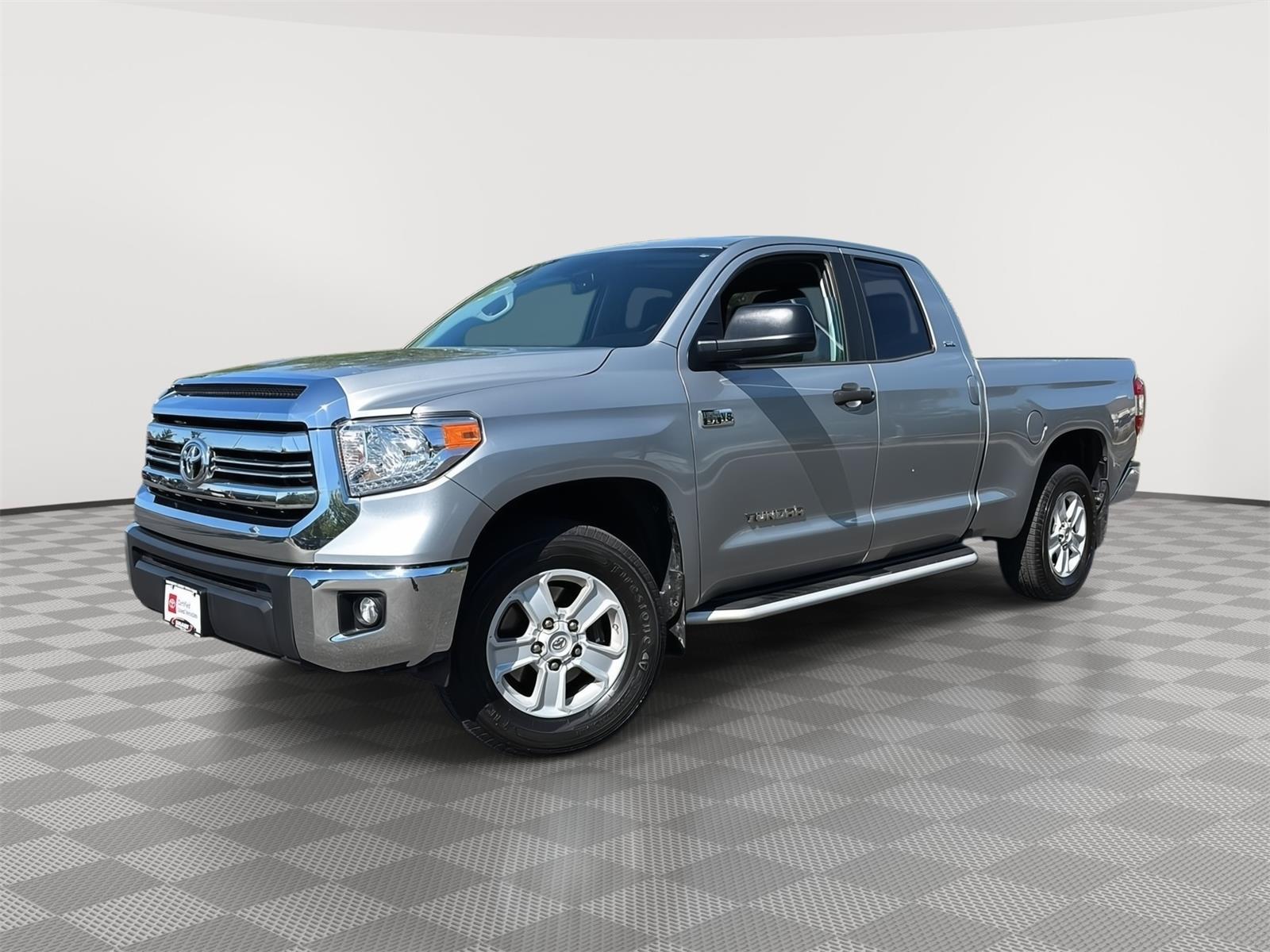 Silver Sky Metallic 2016 Toyota Tundra Pickup Truck Four-Wheel Drive Automatic