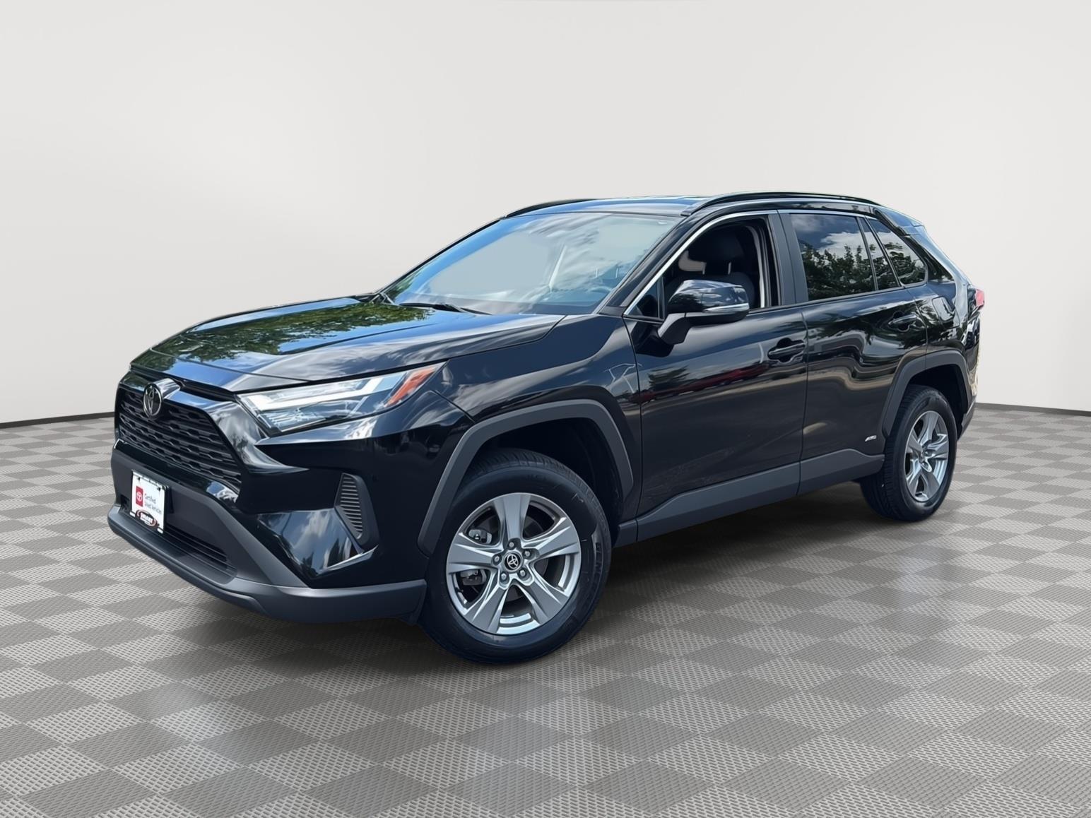 Midnight Black Metallic 2025 Toyota RAV4 Hybrid SUV / Crossover All-Wheel Drive Automatic