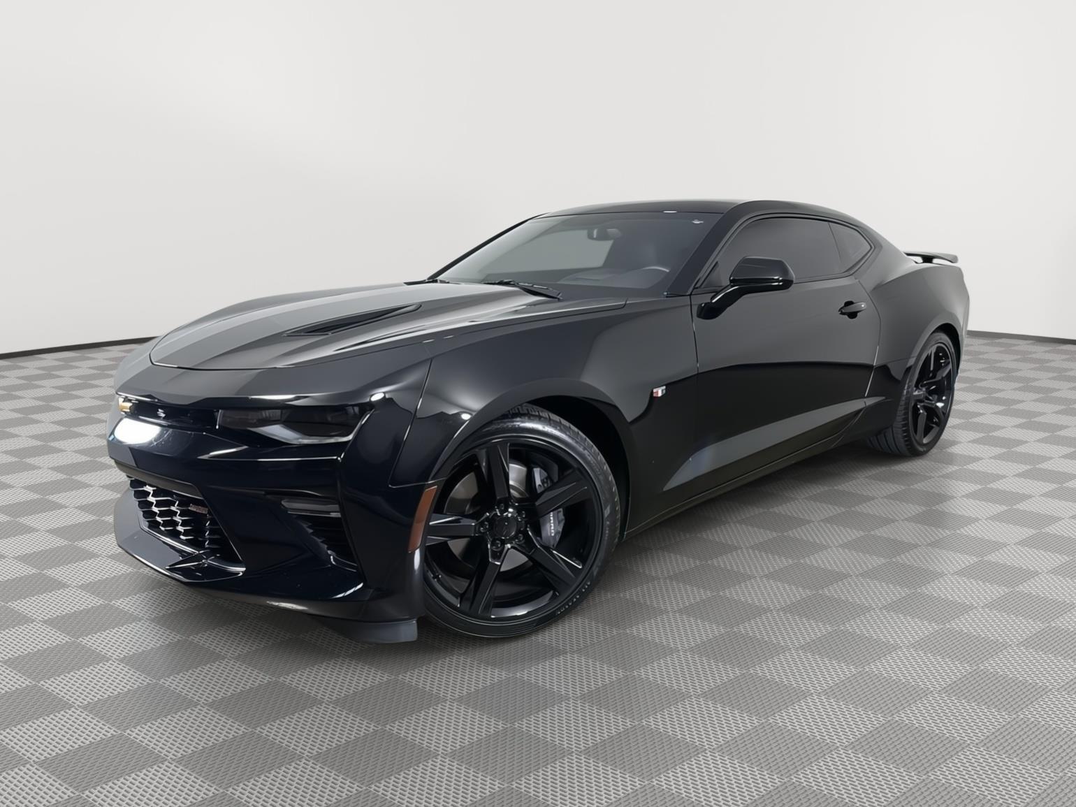 Mosaic Black Metallic 2017 Chevrolet Camaro Coupe Rear-Wheel Drive Automatic