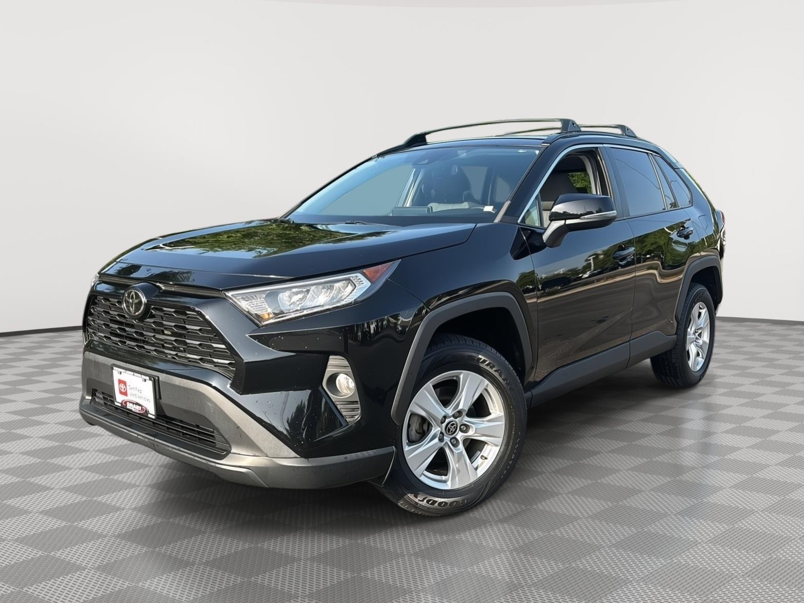 Midnight Black Metallic 2021 Toyota RAV4 SUV / Crossover All-Wheel Drive Automatic