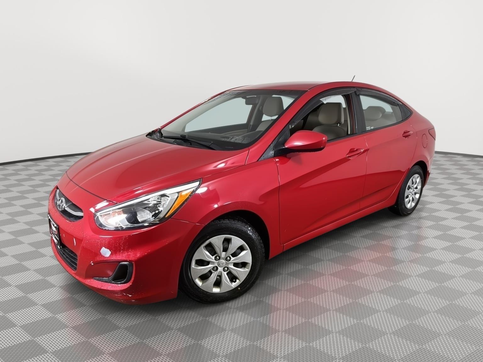 Boston Red Metallic 2016 Hyundai Accent Sedan Front-Wheel Drive Automatic