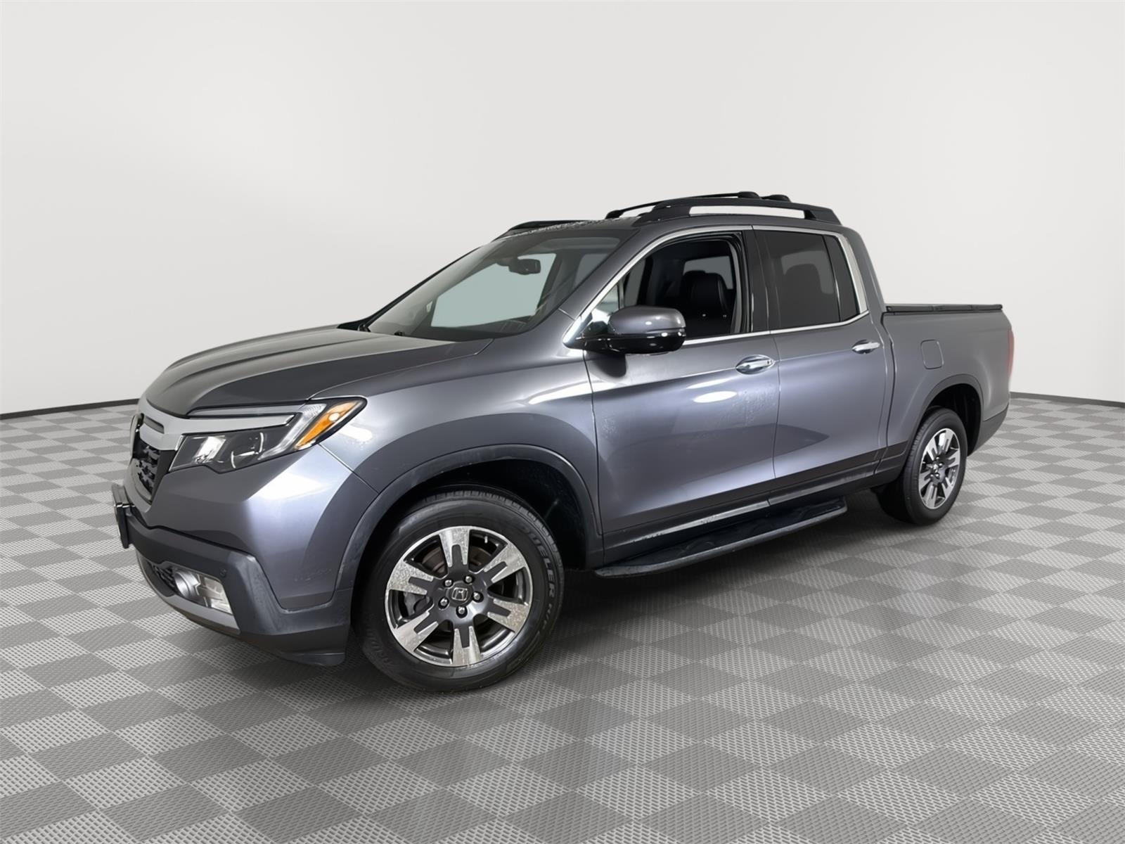 Gray 2017 Honda Ridgeline Pickup Truck All-Wheel Drive Automatic