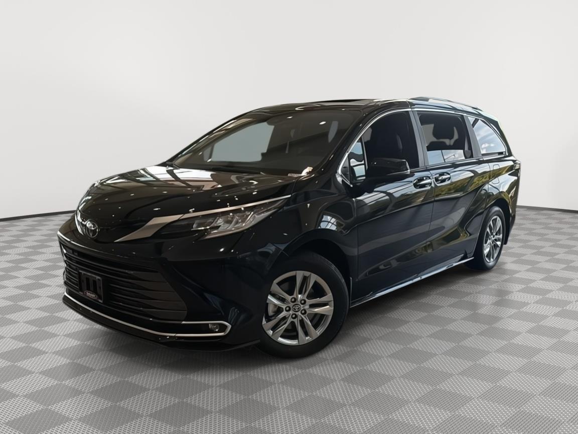 Midnight Black Metallic 2026 Toyota Sienna Minivan All-Wheel Drive Continuously Variable Transmission