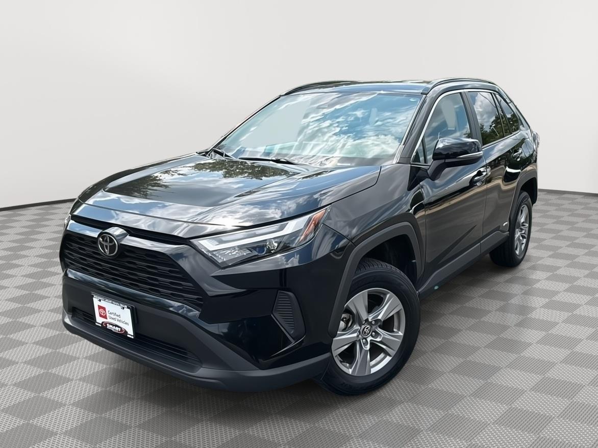 Midnight Black Metallic 2025 Toyota RAV4 Hybrid SUV / Crossover All-Wheel Drive Automatic