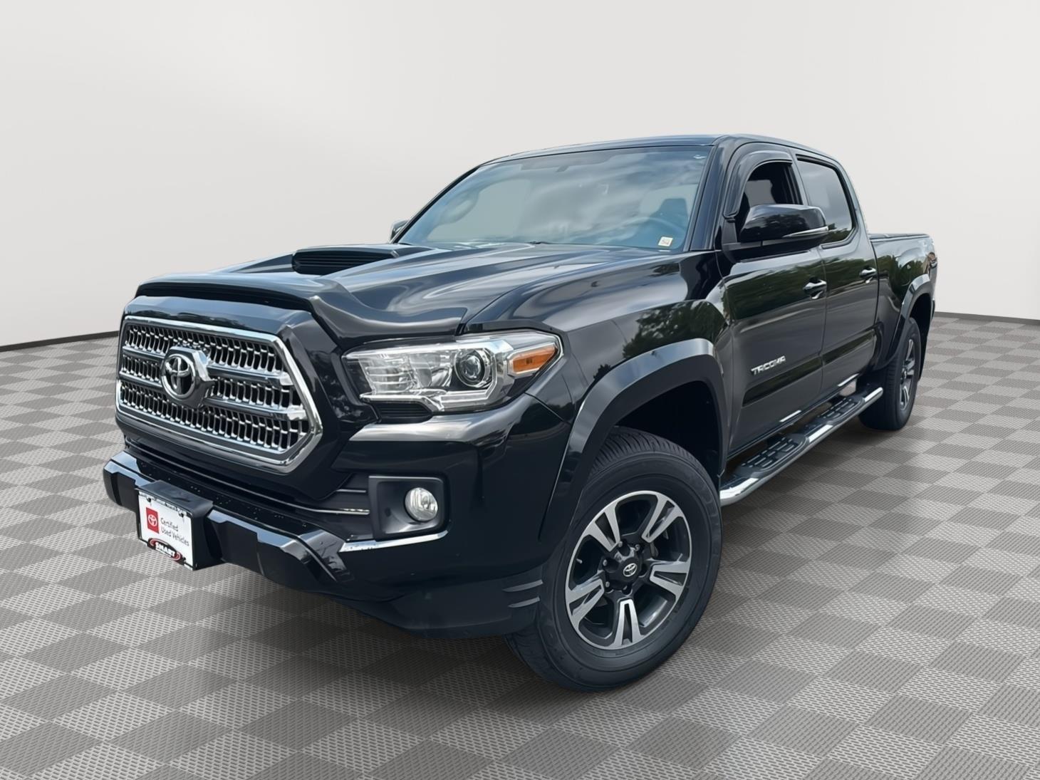 Black 2017 Toyota Tacoma Pickup Truck Four-Wheel Drive Automatic