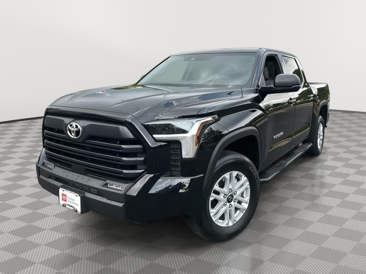 Midnight Black Metallic 2025 Toyota Tundra Pickup Truck Four-Wheel Drive Automatic