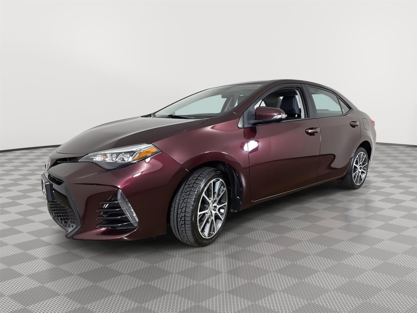 Black Cherry Pearl 2017 Toyota Corolla Sedan Front-Wheel Drive Automatic