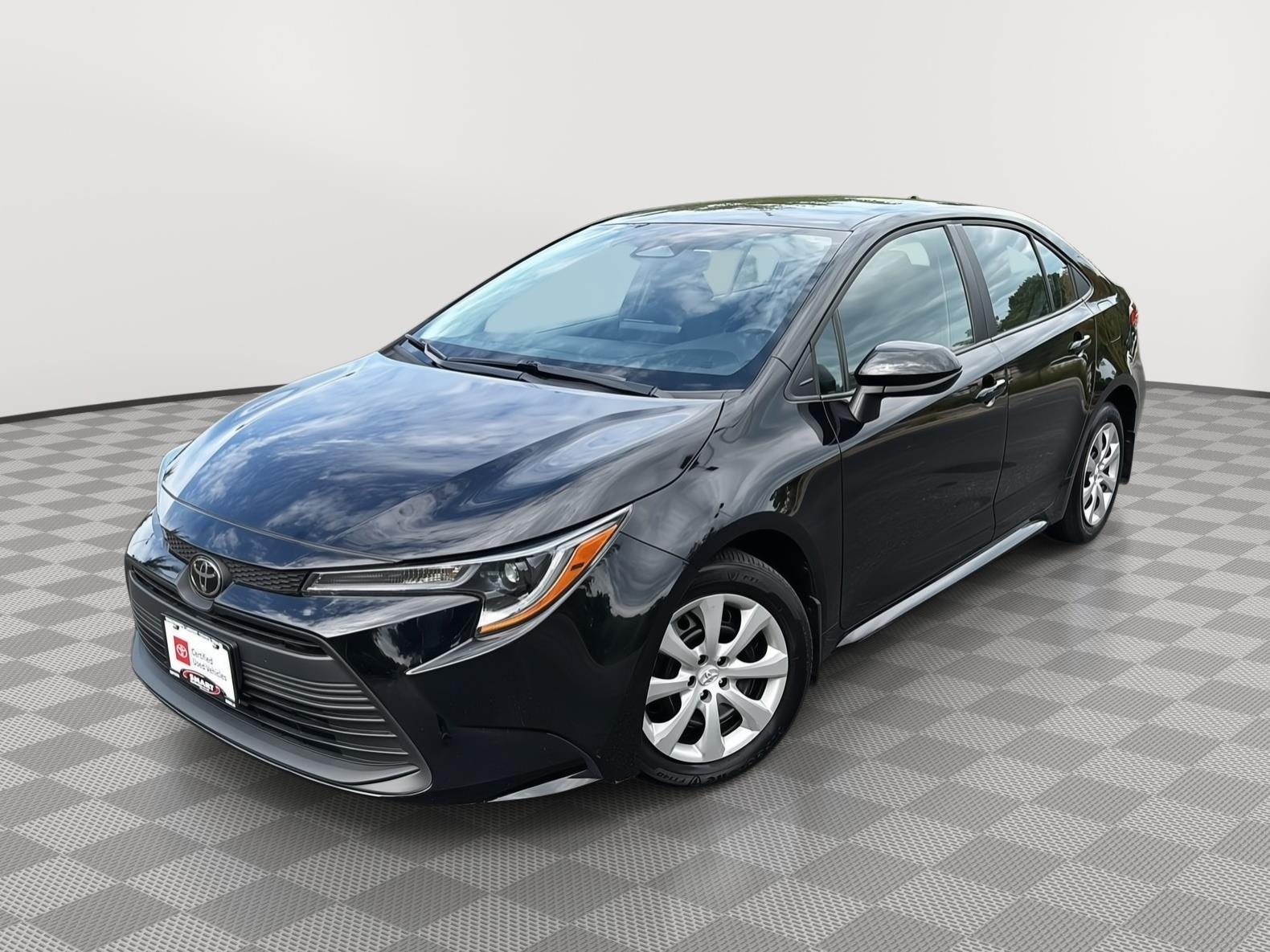 Midnight Black Metallic 2023 Toyota Corolla Sedan Front-Wheel Drive Automatic