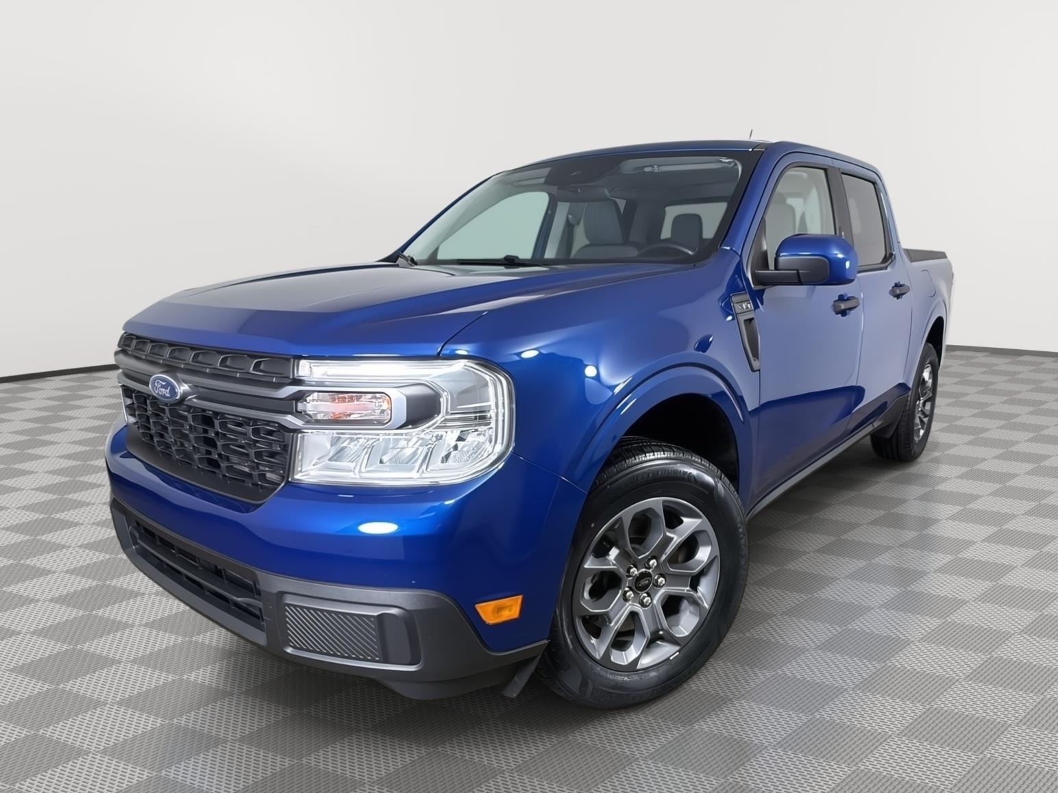 Atlas Blue Metallic 2023 Ford Maverick Pickup Truck All-Wheel Drive Automatic