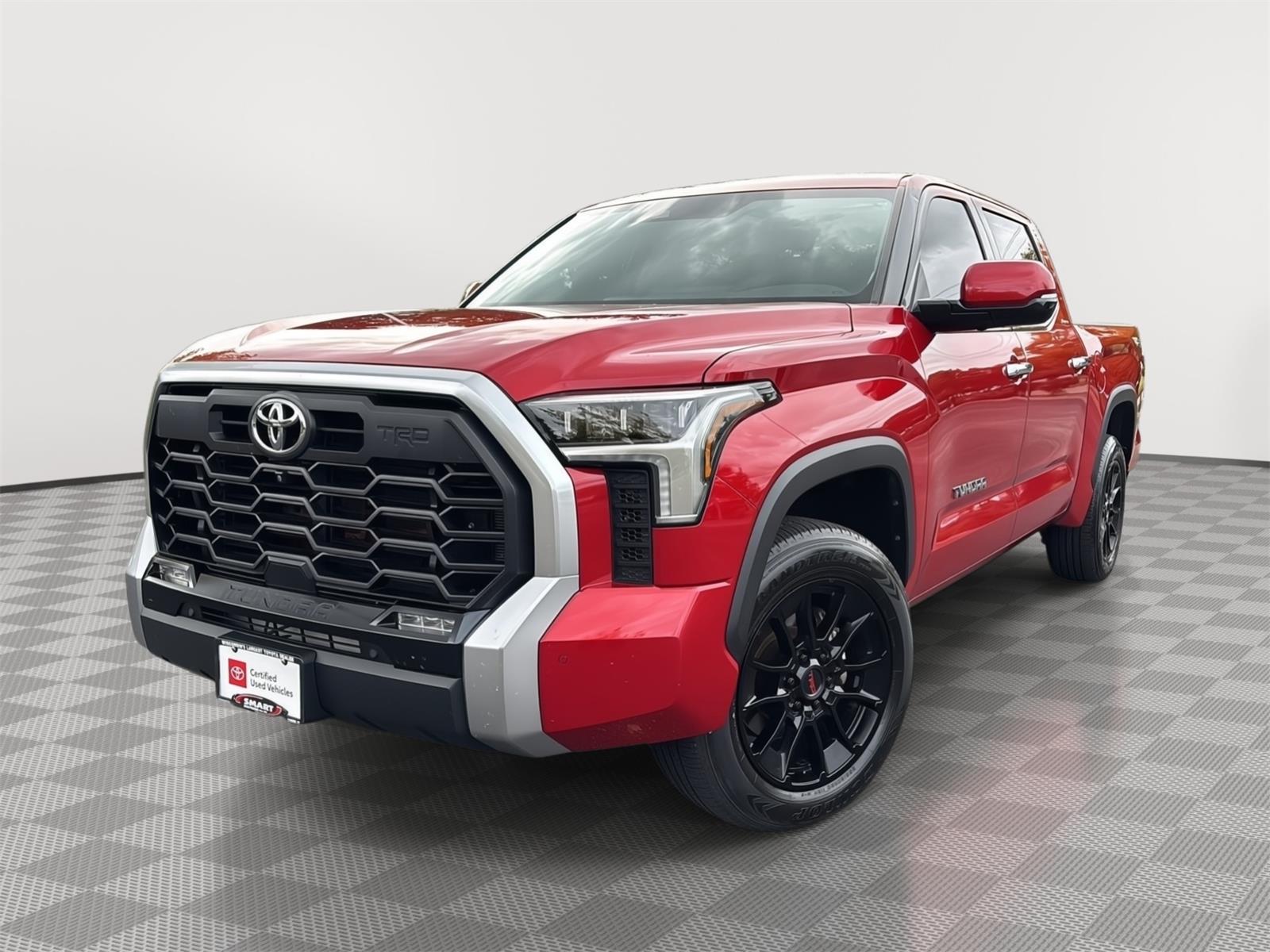 Supersonic Red 2023 Toyota Tundra Pickup Truck Four-Wheel Drive Automatic