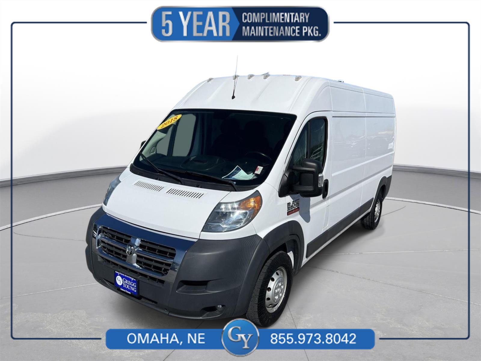 2018 RAM ProMaster 2500 159 High Roof Cargo Van