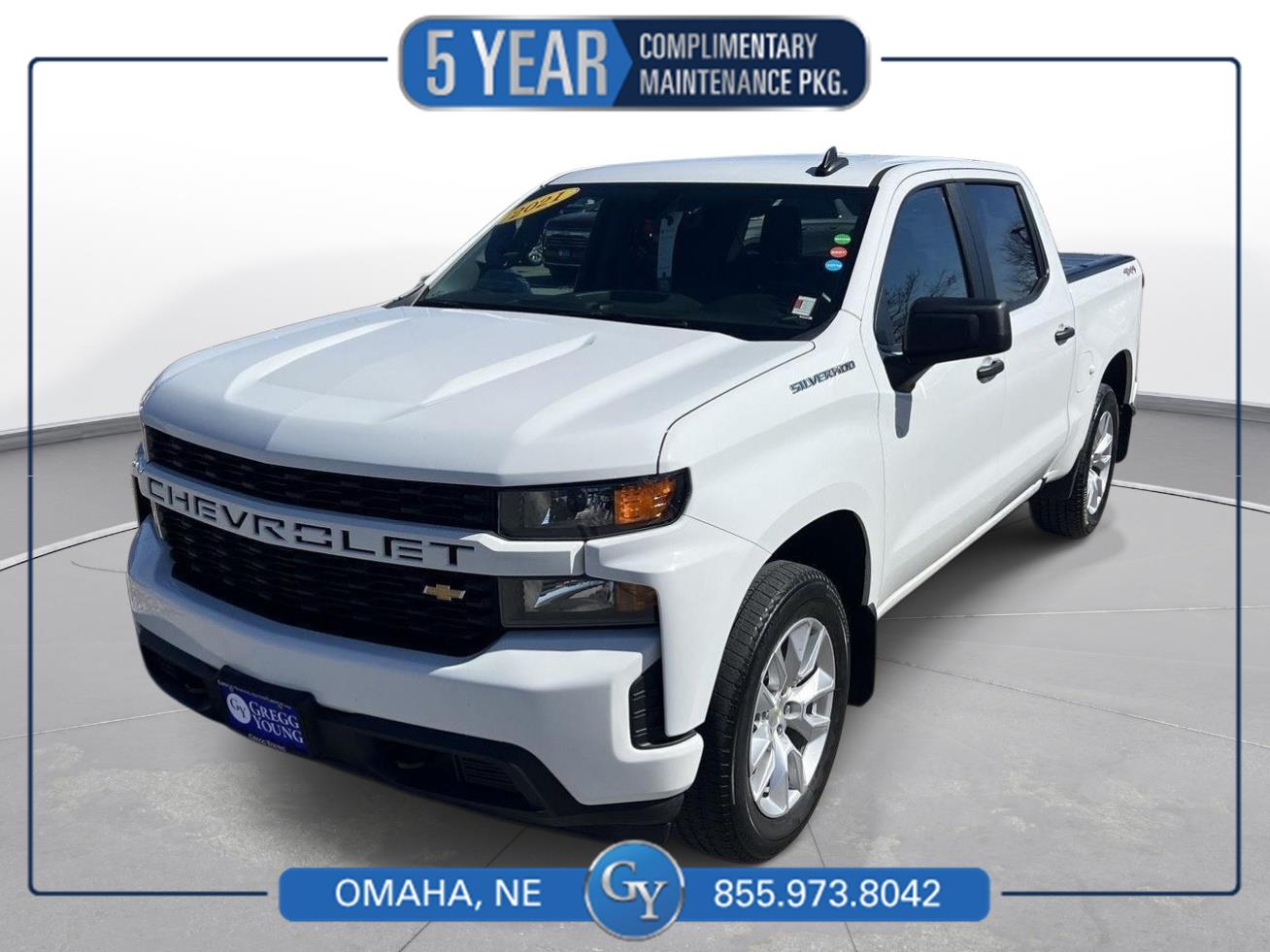 2021 Chevrolet Silverado 1500 Custom Crew Cab 4WD