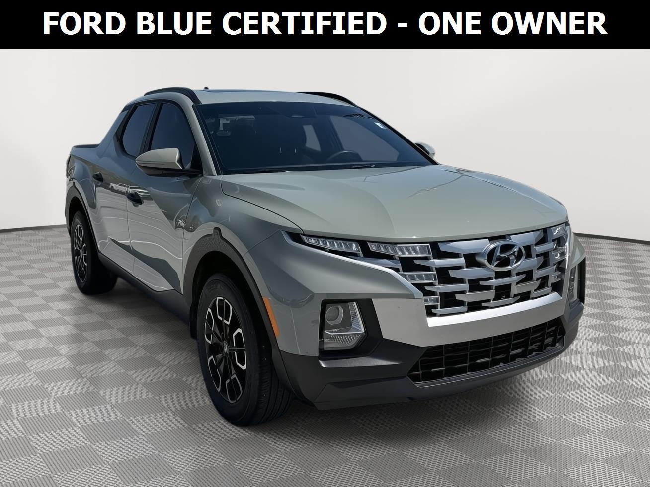 Sage Gray 2022 Hyundai Santa Cruz Pickup Truck All-Wheel Drive Automatic