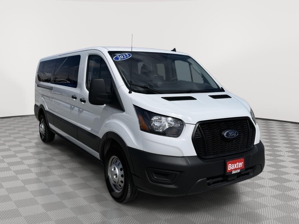 Oxford White 2023 Ford Transit Passenger 350 XL Low Roof LB AWD Van All-Wheel Drive Automatic