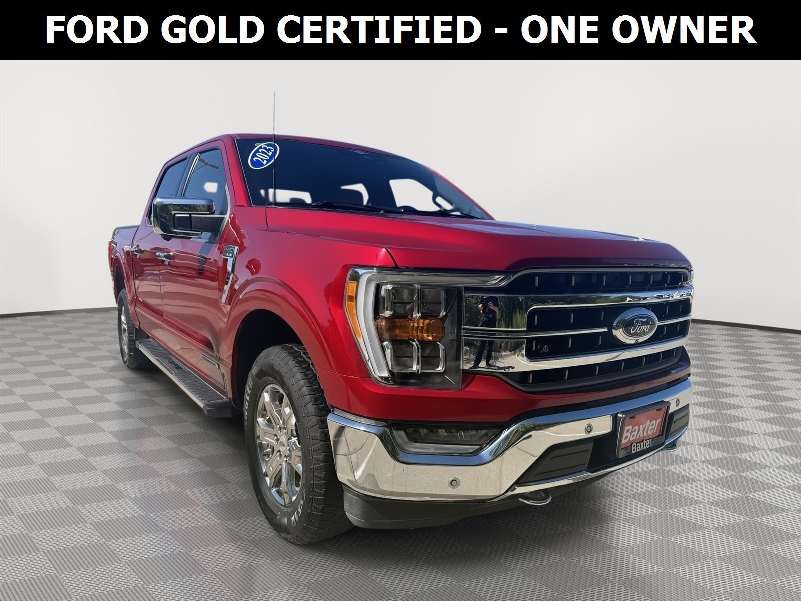 Rapid Red Metallic Tinted Clearcoat 2023 Ford F-150 Pickup Truck Four-Wheel Drive Automatic