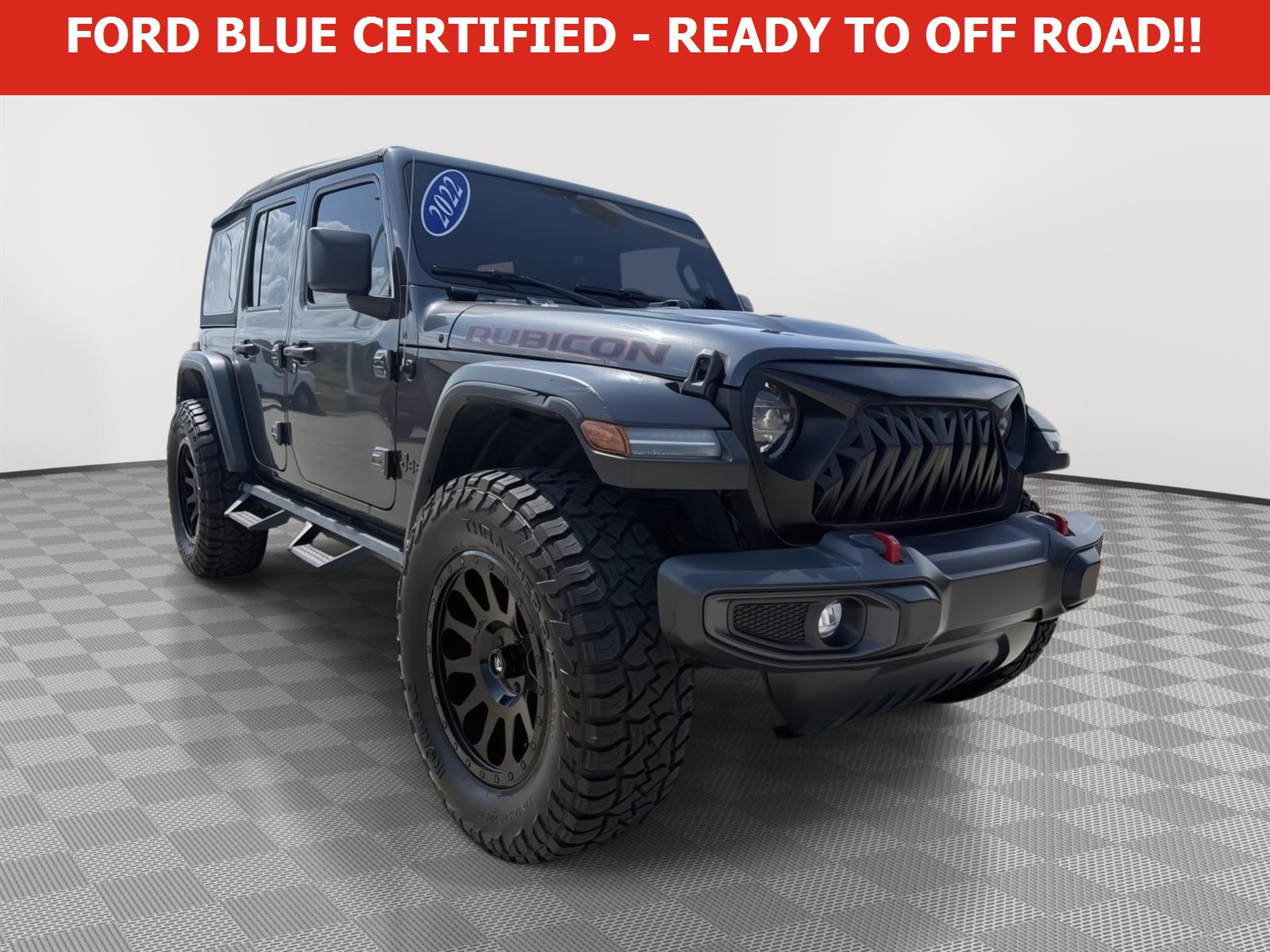 Gray (Granite Crystal Metallic Clearcoat) 2022 Jeep Wrangler Unlimited Rubicon 4WD SUV / Crossover Four-Wheel Drive 8-Speed Automatic