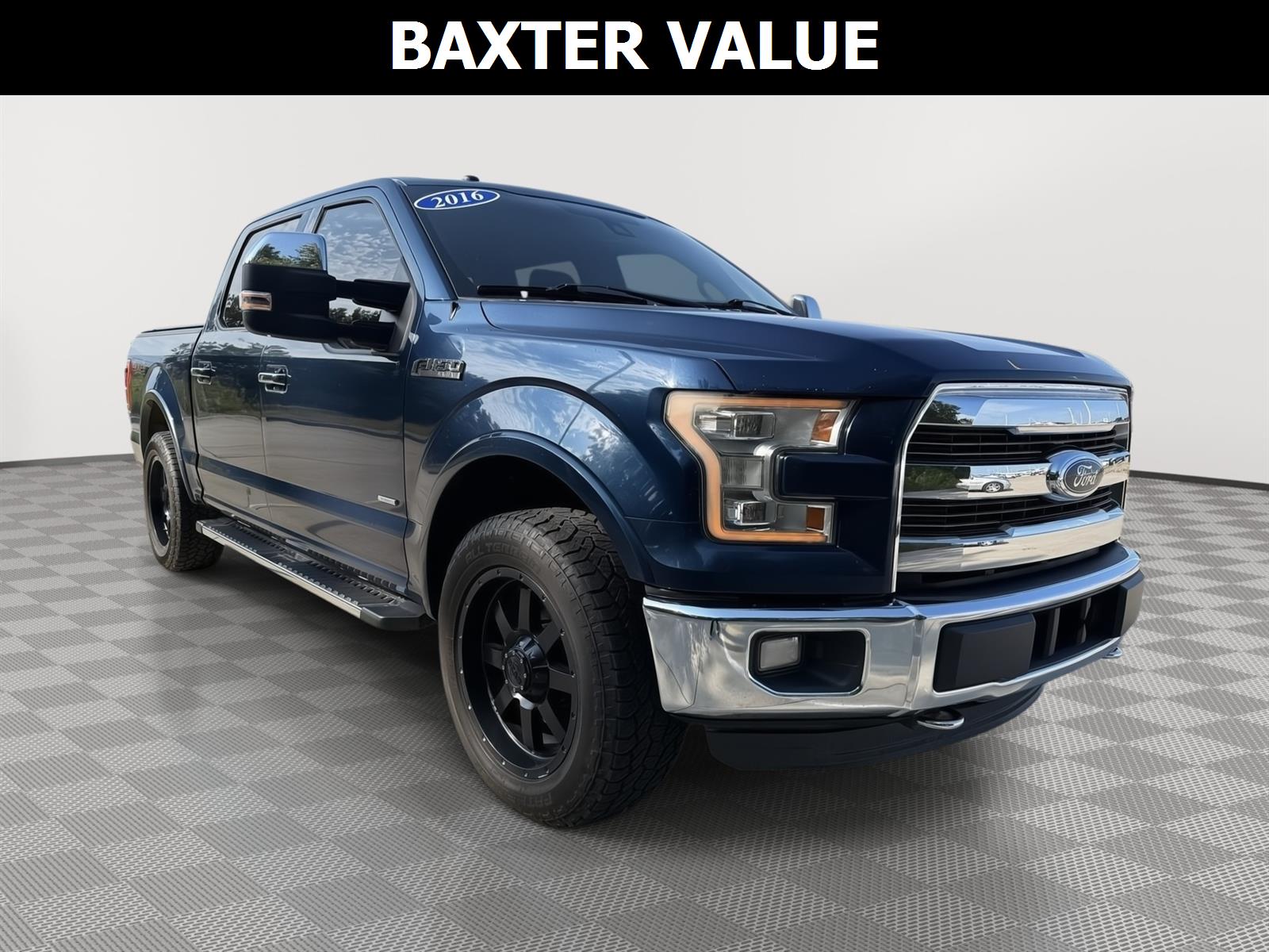 Blue Jeans Metallic 2016 Ford F-150 Pickup Truck Four-Wheel Drive 6-Speed Automatic